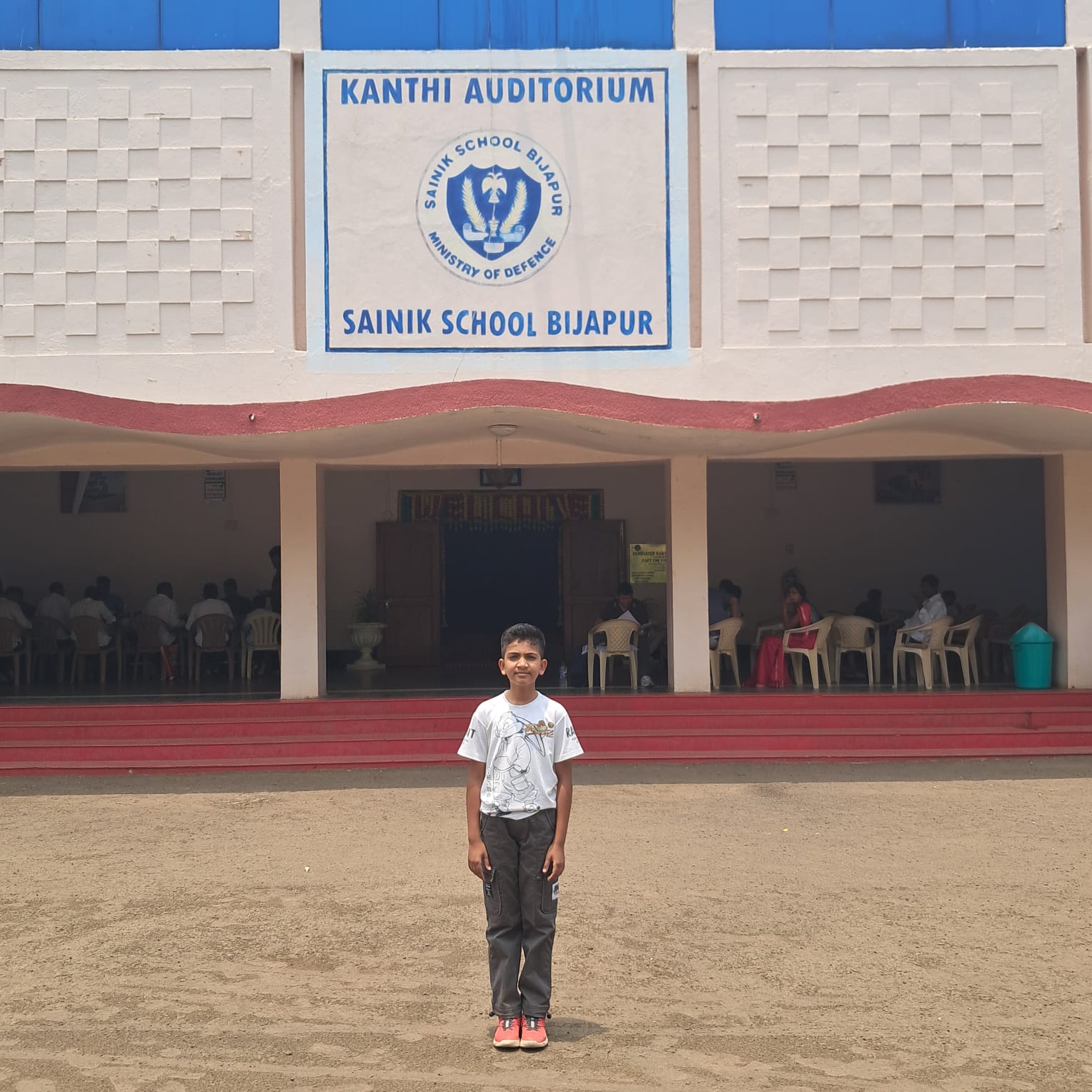 Shubam Hosmani selected for Sainik School, Bijapur